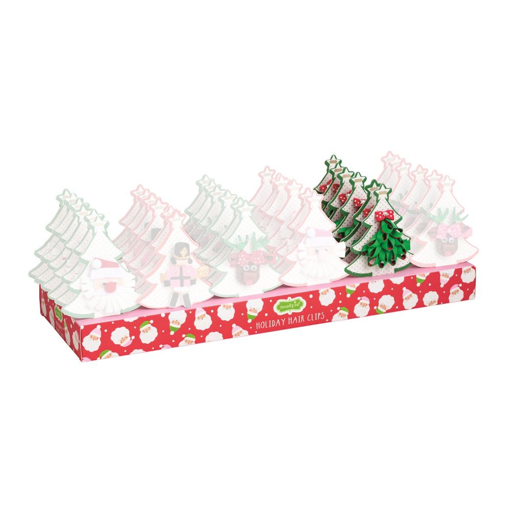 Mud Pie Christmas Icon Hair Clips