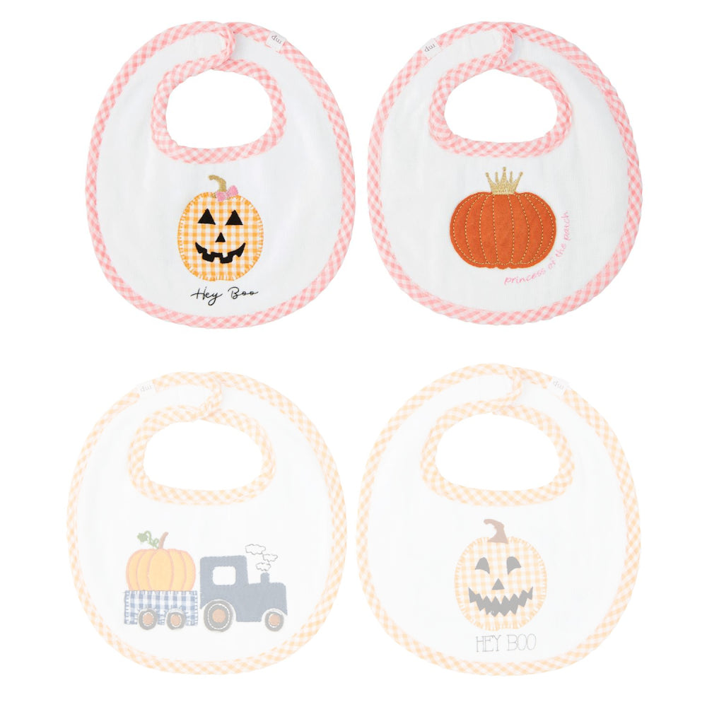Mud Pie Reversible Pumpkin Bib