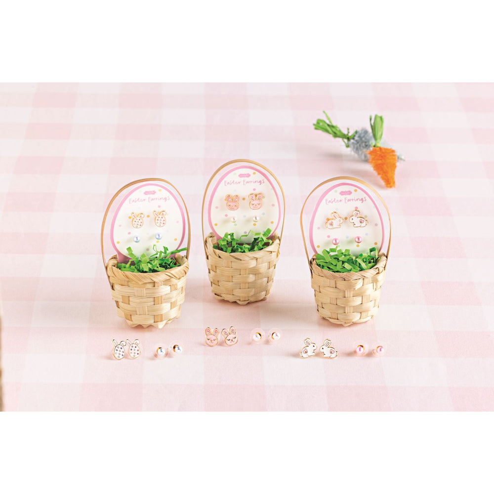 Mud Pie Easter Basket Stud Earring Sets