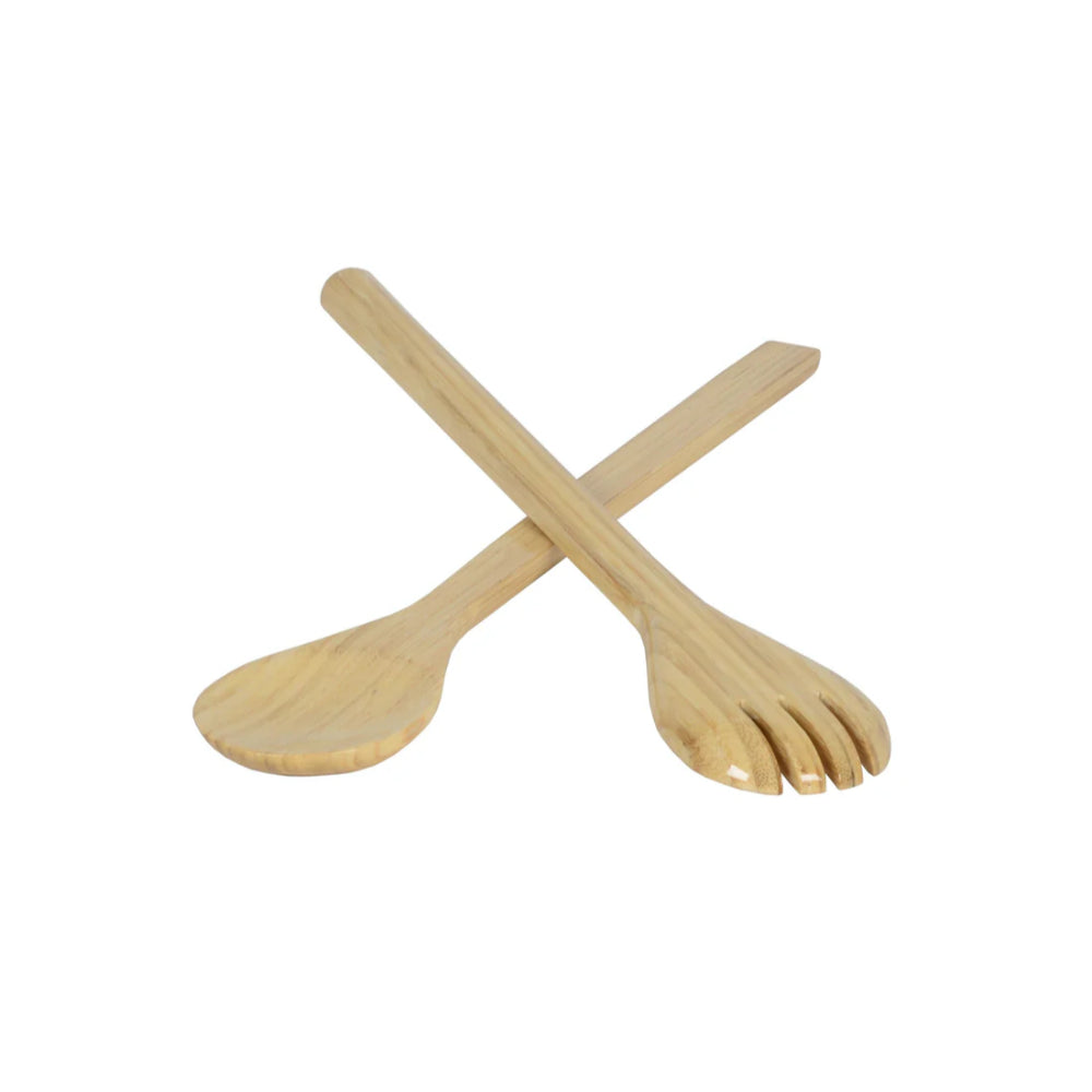 albert L. (punkt) Large Bamboo Salad Servers