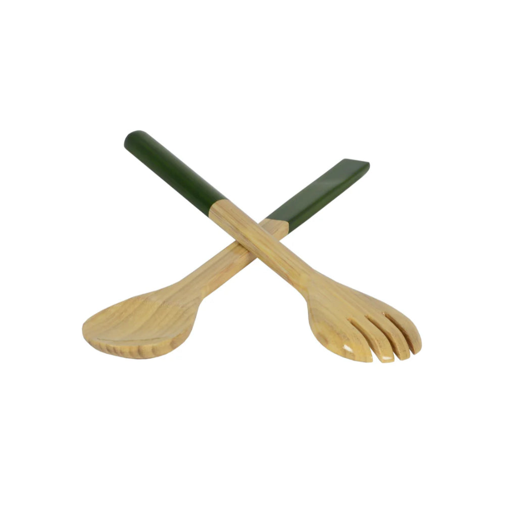 albert L. (punkt) Large Bamboo Salad Servers