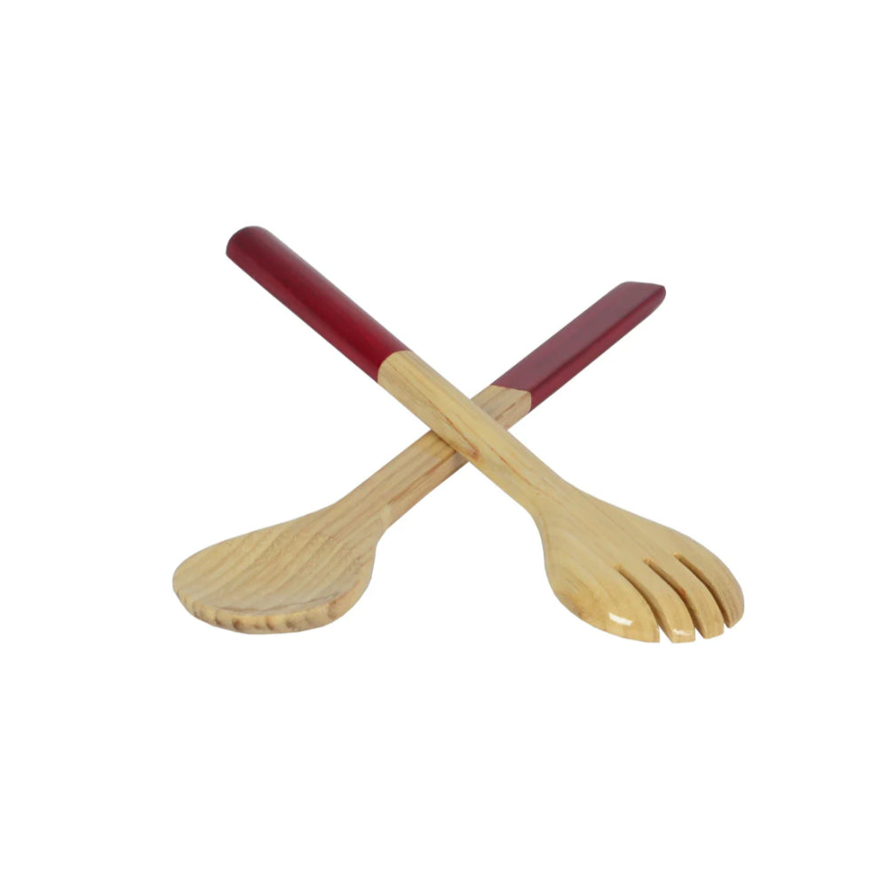 albert L. (punkt) Large Bamboo Salad Servers