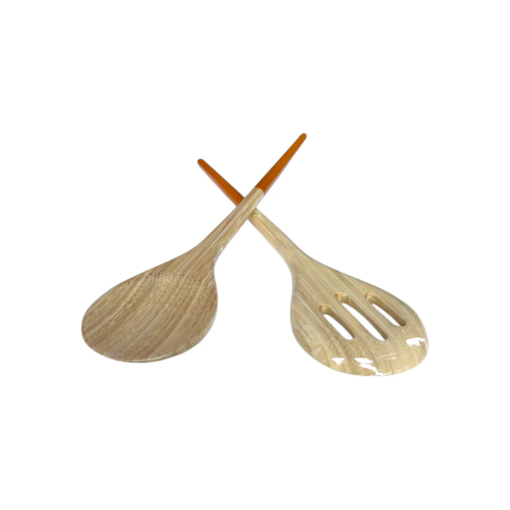 albert L. (punkt) Bamboo Refined Salad Servers
