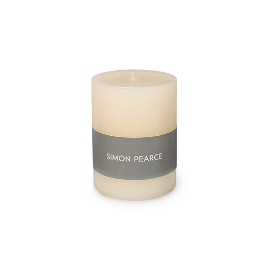Simon Pearce Ivory Pillar Candle 3x3