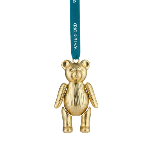 Waterford Teddy Golden Ornament