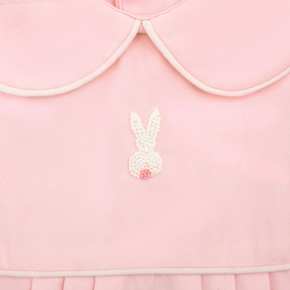 Mud Pie Pink French Knot Bunny Bubble