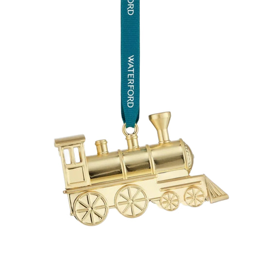 Waterford Steam Train Golden Ornament