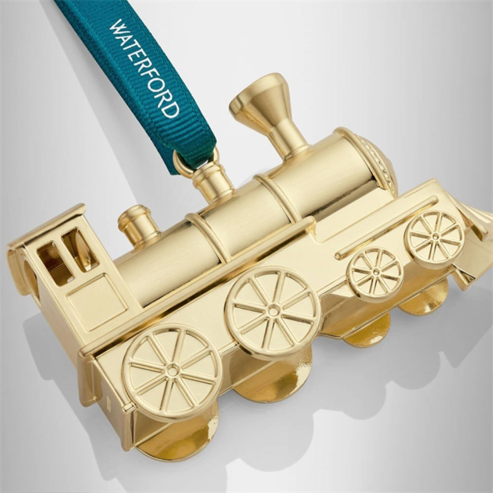 Waterford Steam Train Golden Ornament