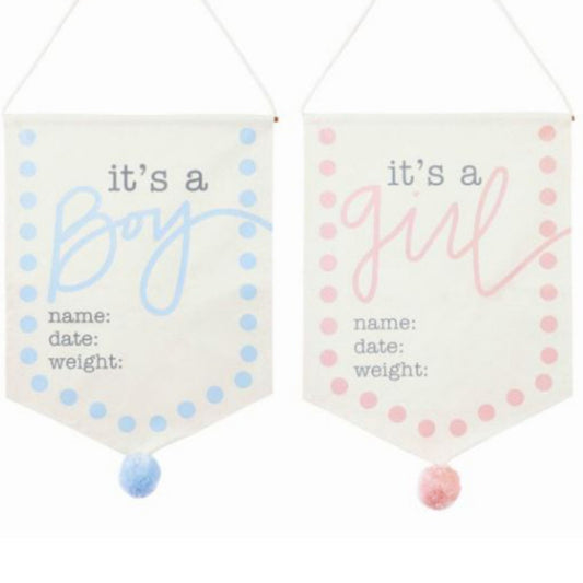 Mud Pie New Baby Sign