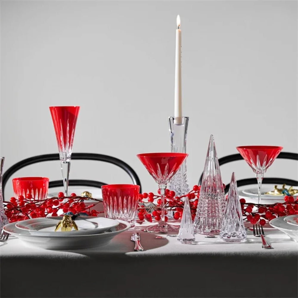 Waterford Red Firework New Year Martini Glasses - Set of 2