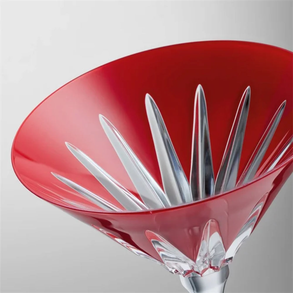 Waterford Red Firework New Year Martini Glasses - Set of 2