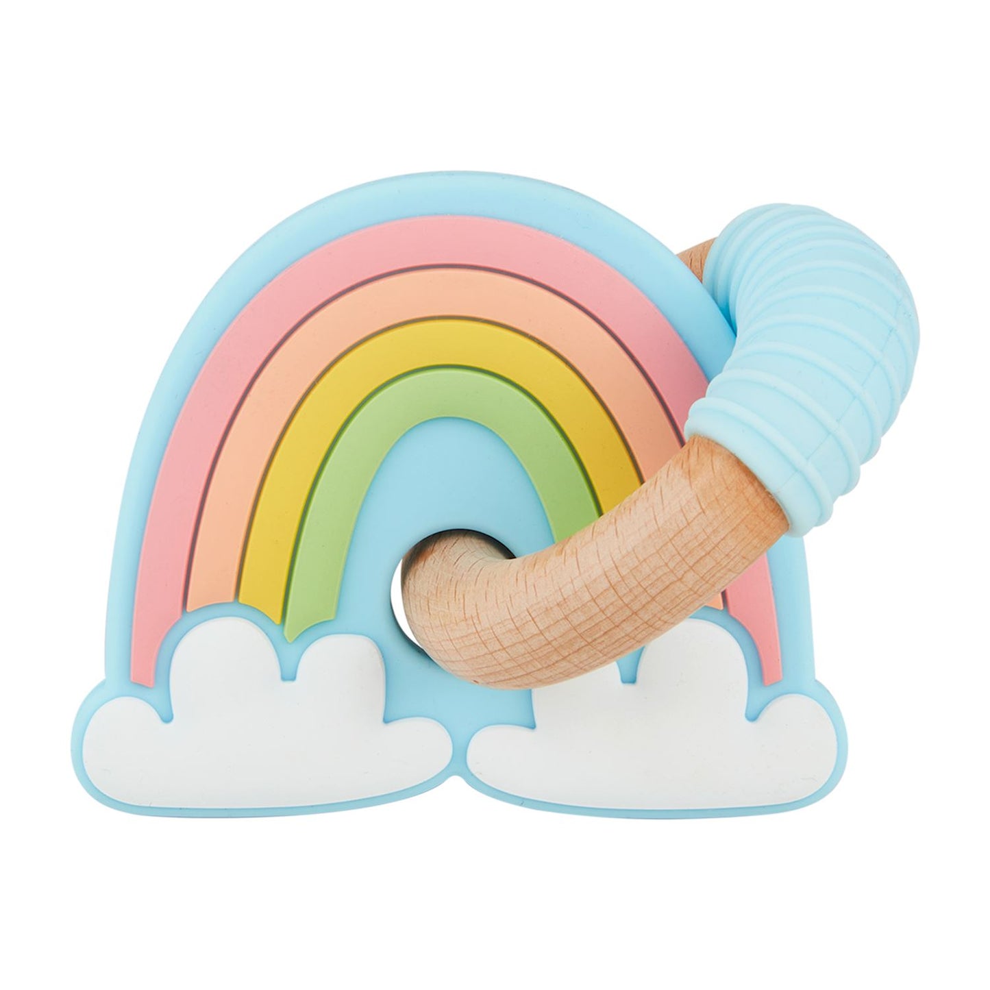 Mud Pie Rainbow Teething Ring