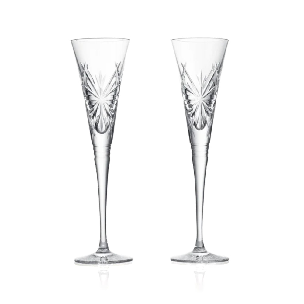 Waterford Winter Wonders Snowflake Flutes - Set of 2