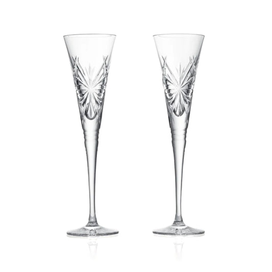 Waterford Winter Wonders Snowflake Flutes - Set of 2