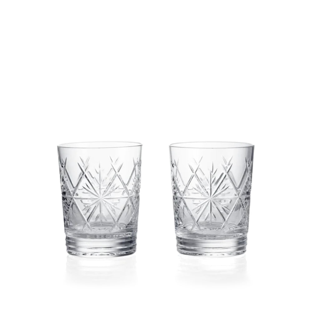 Waterford Winter Wonders Snowflake Double Old Fashioned - Set of 2
