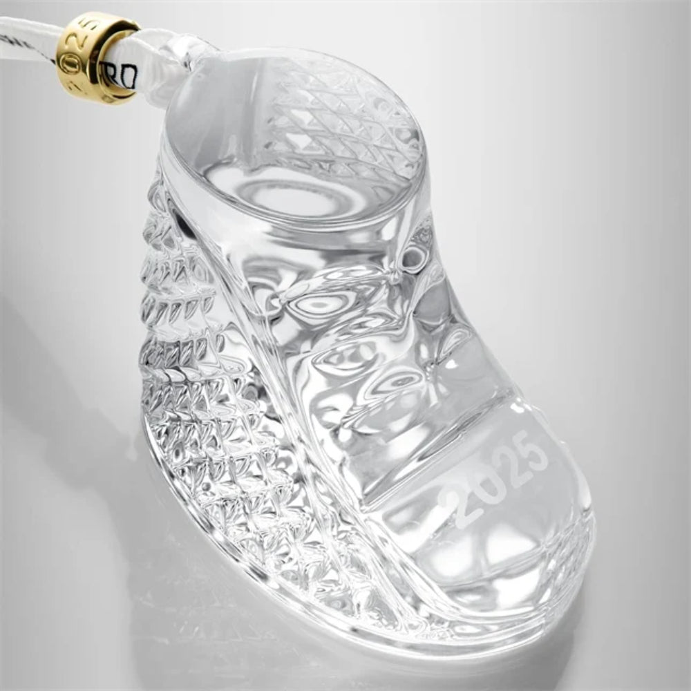 Waterford Christmas Annual 2025 Baby's First Boot Ornament