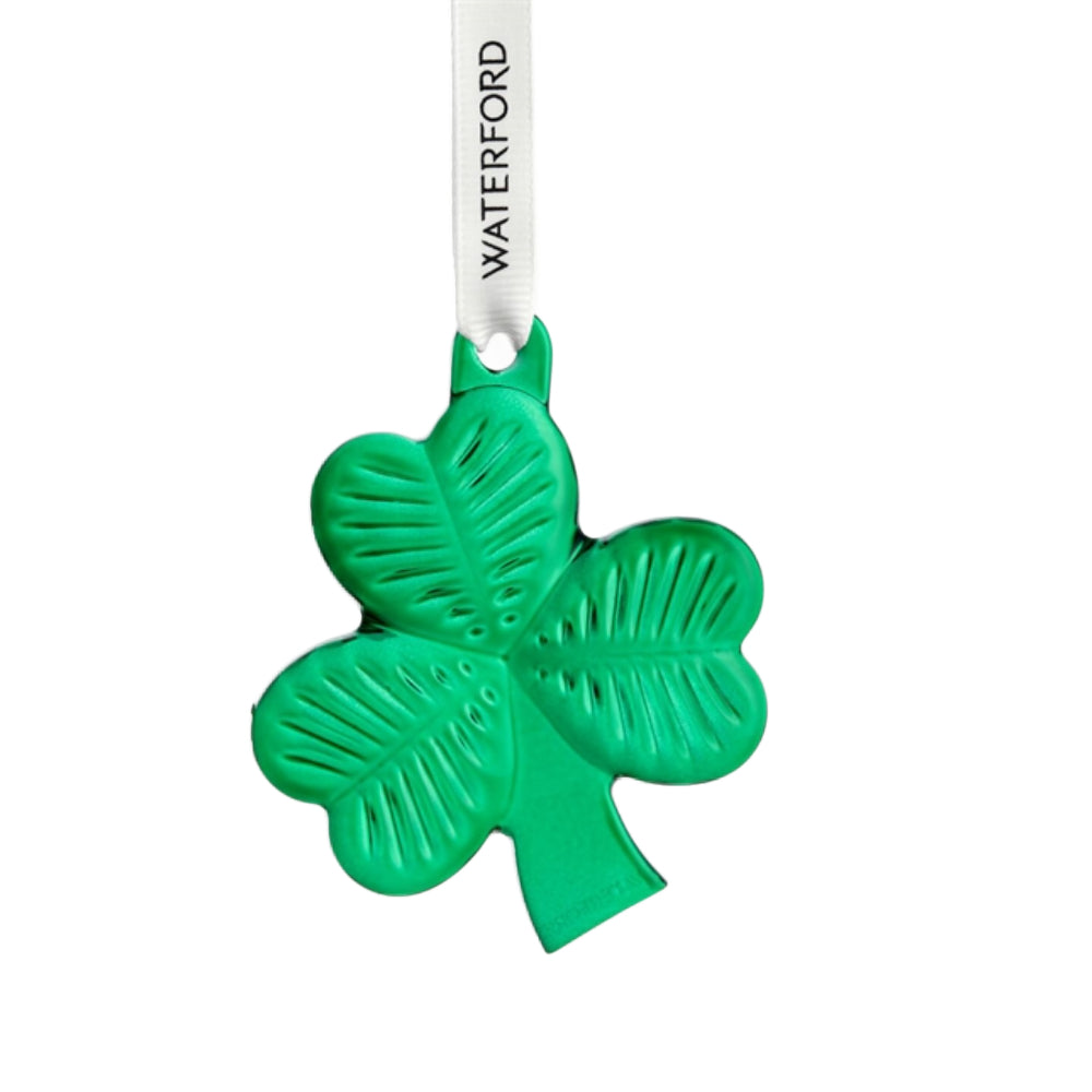 Waterford Mini Shamrock Green Ornament