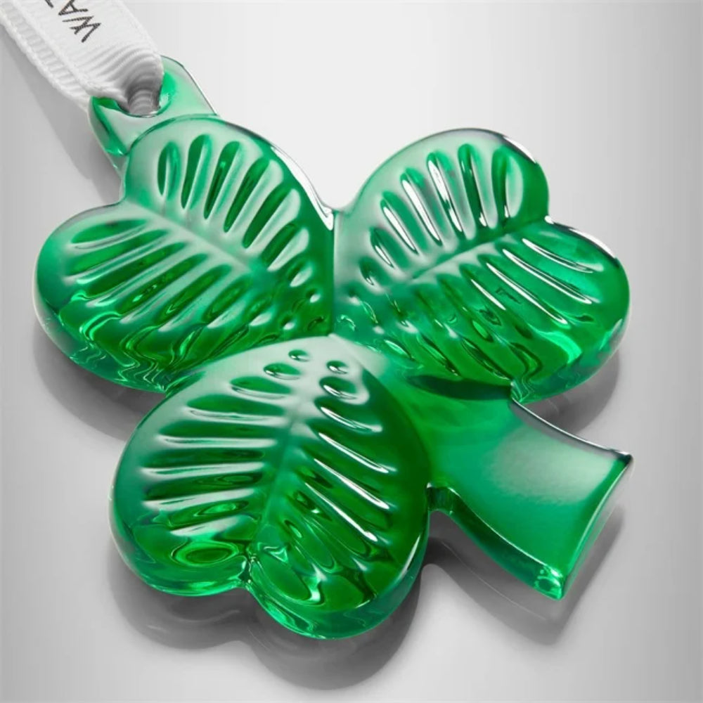Waterford Mini Shamrock Green Ornament