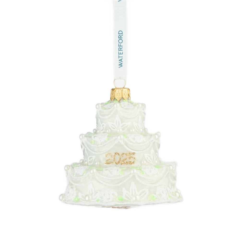 Waterford Holiday Heirlooms Our First Cake Ornament