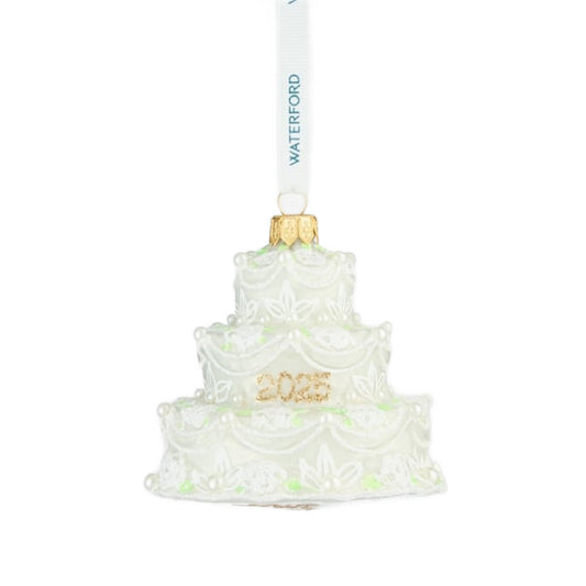 Waterford Holiday Heirlooms Our First Cake Ornament