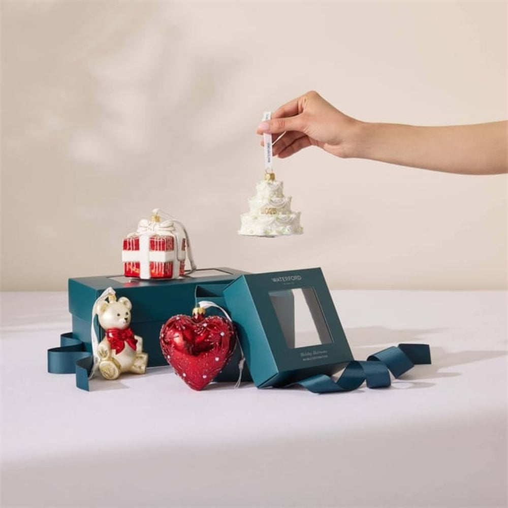 Waterford Holiday Heirlooms Our First Cake Ornament