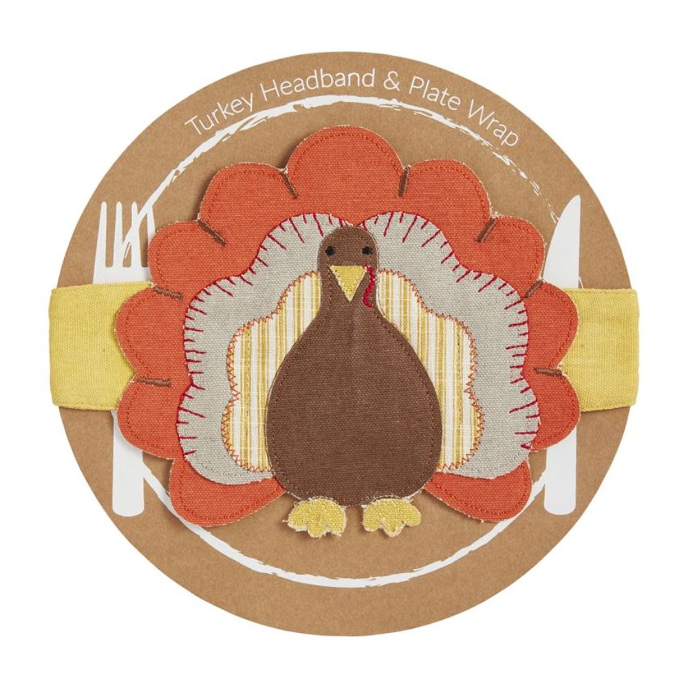 Mud Pie Turkey Headbands & Plate Wrap