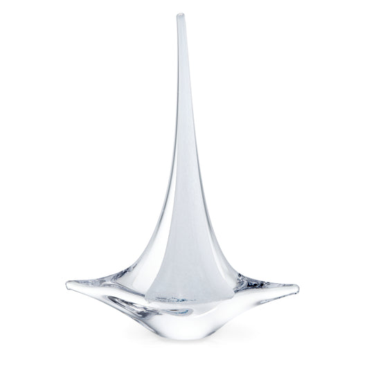 Simon Pearce White Sailboat