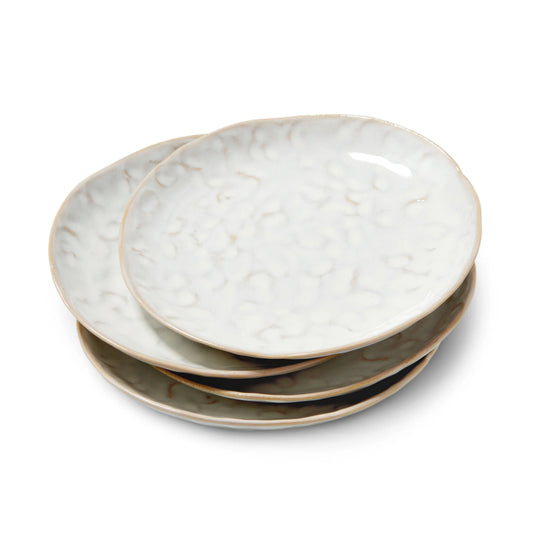 Simon Pearce Burlington Cloud Appetizer Plate - Set of 4
