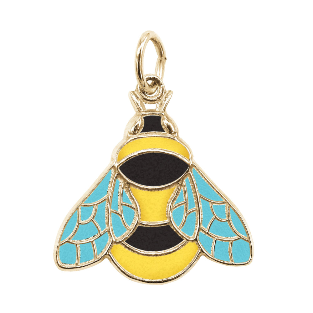 RQC 1099-001 Painted Bumble Bee Charm
