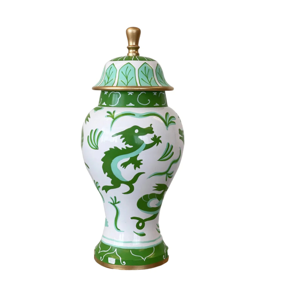 Dana Gibson Dragon Jar-Medium