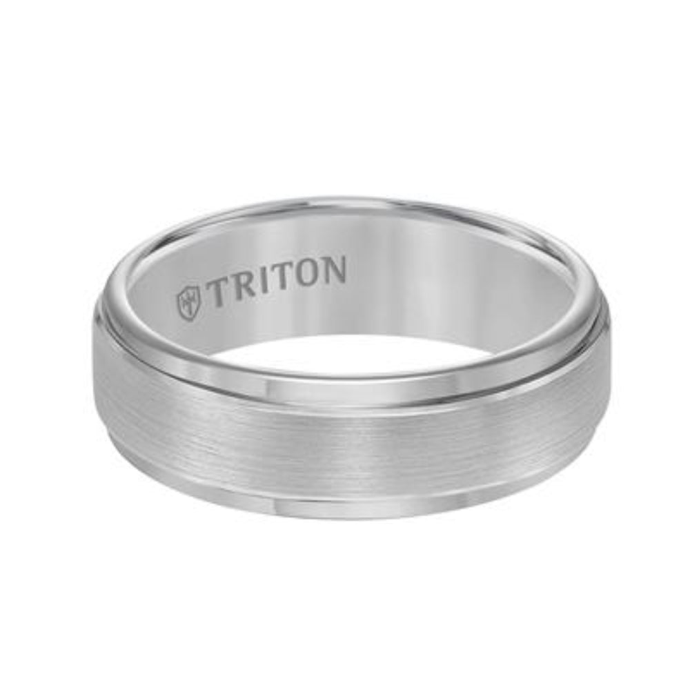 Men's Tungsten 7mm Brush Finish Wedding Band