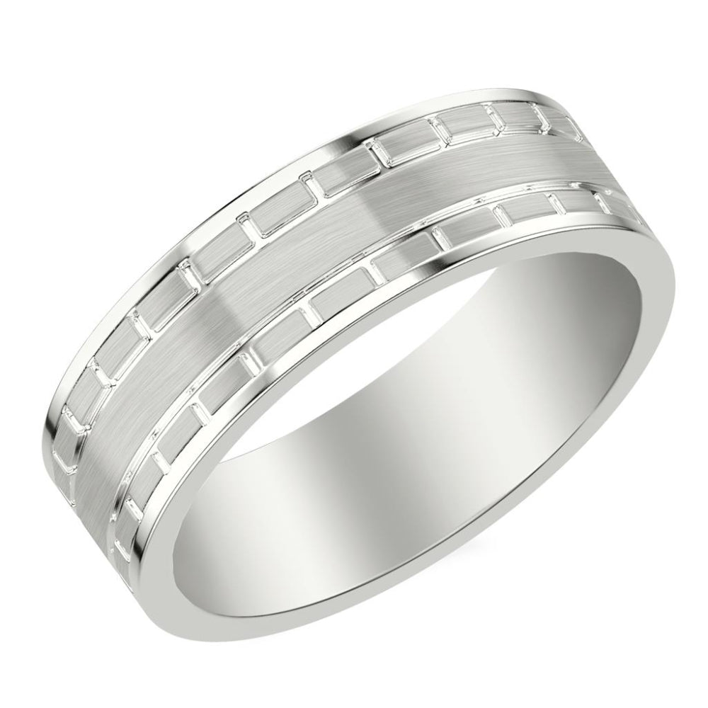 Men's Platinum 7mm Wedding Band