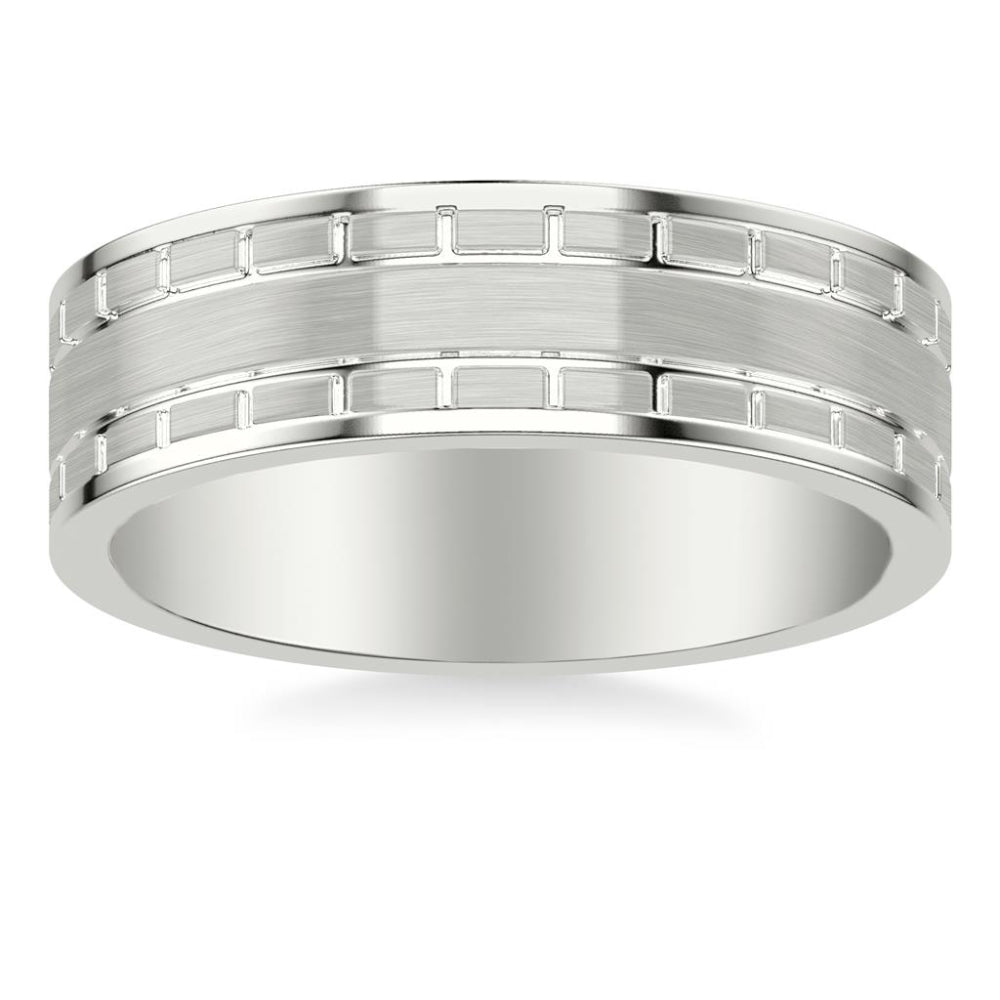 Men's Platinum 7mm Wedding Band
