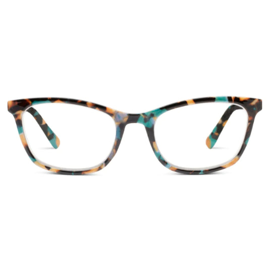 Peepers Blue Light Readers Gloria - Teal Botanico