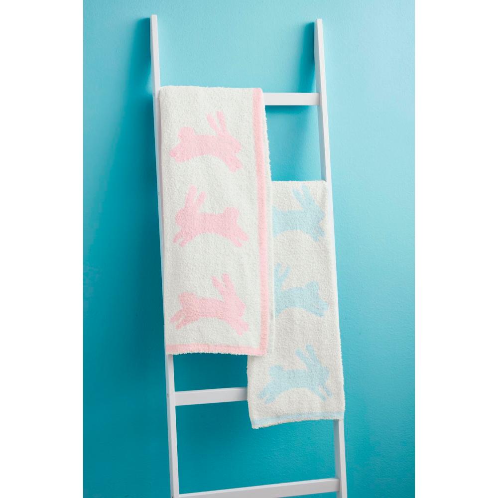 Mud Pie Pink Bunny Blanket
