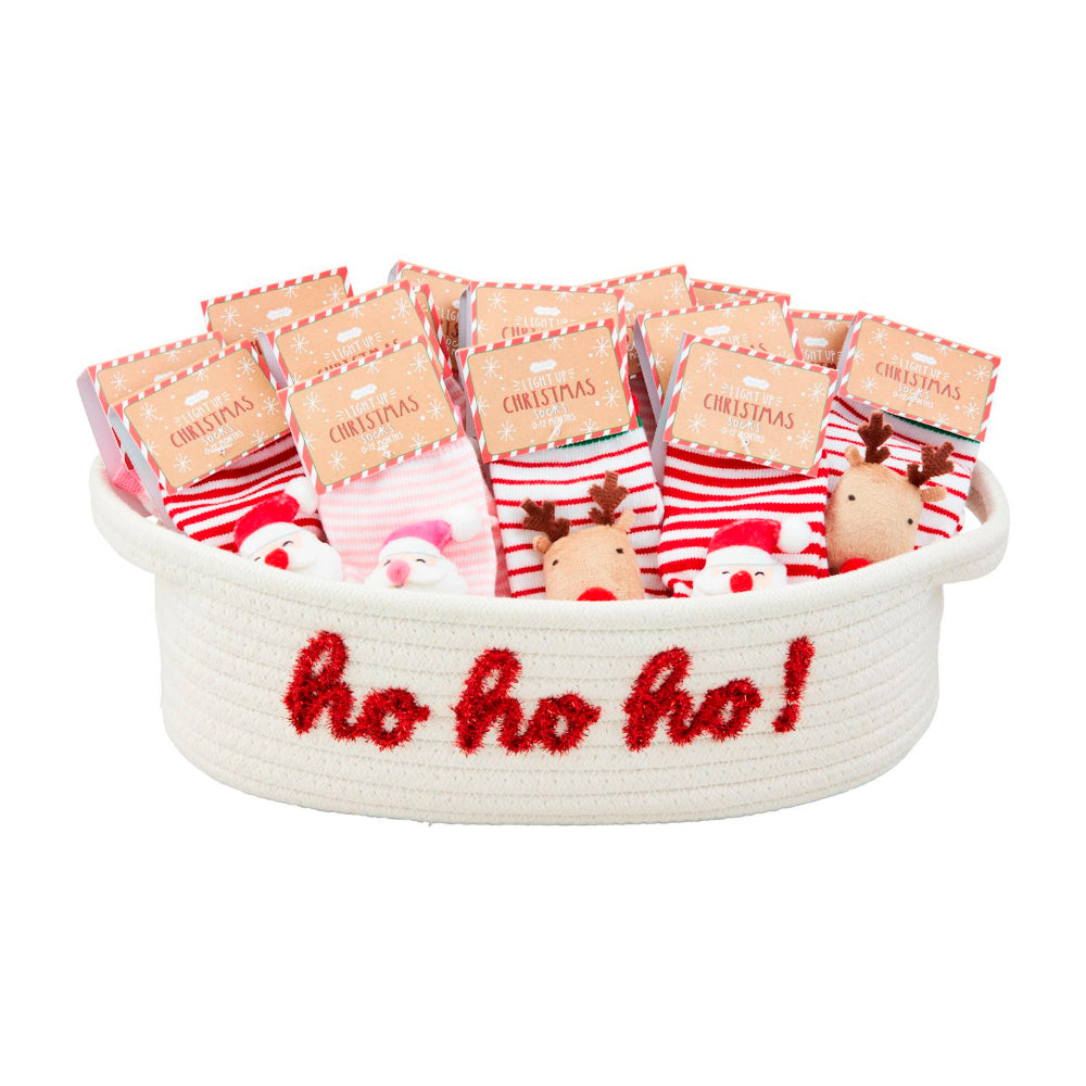 Mud Pie Christmas Light-Up Socks