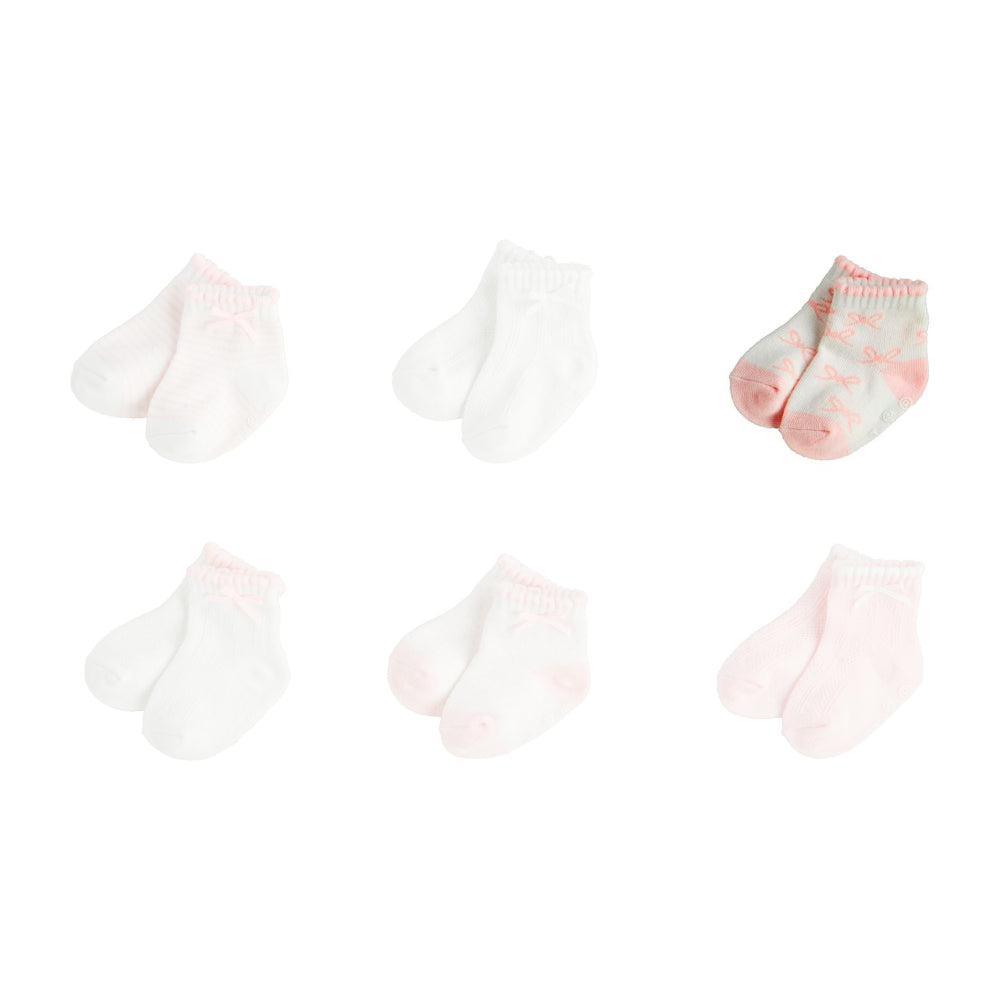 Mud Pie Pink Baby Socks