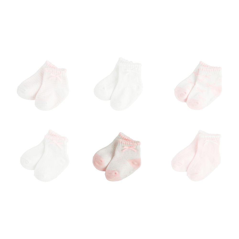 Mud Pie Pink Baby Socks