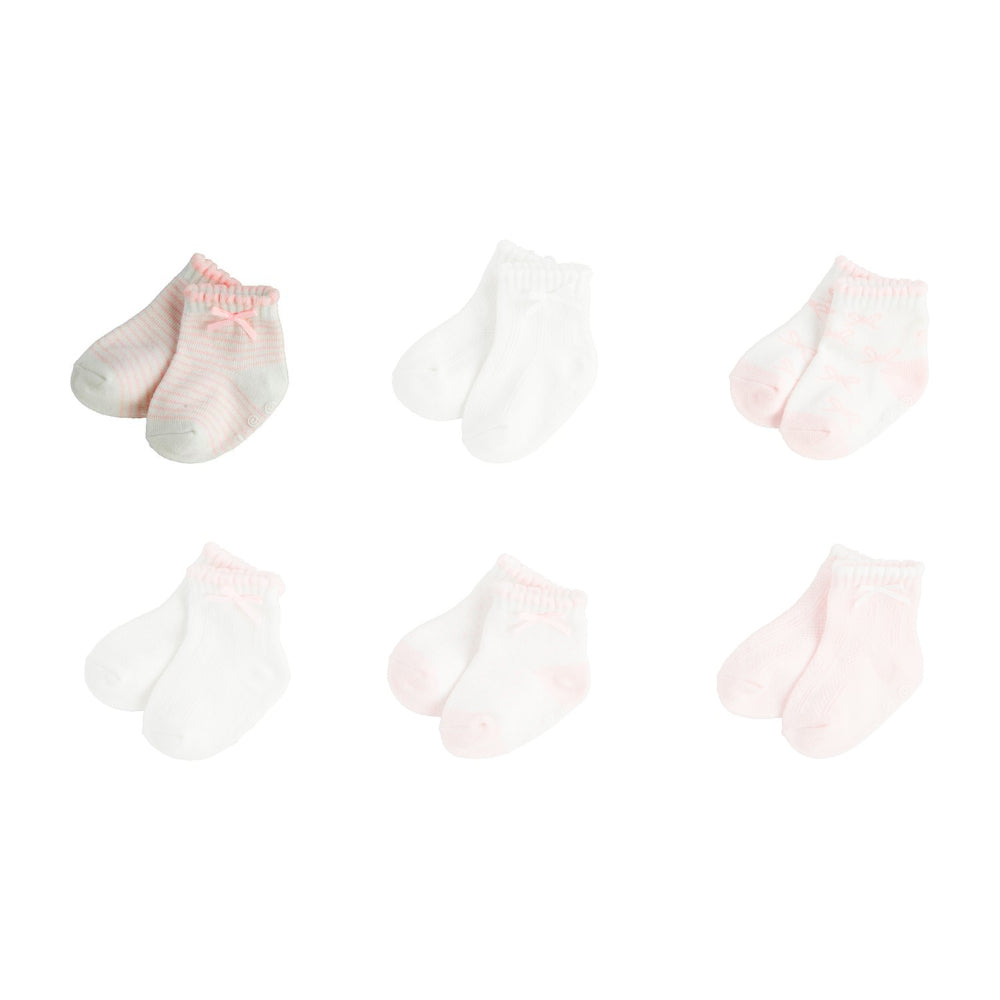 Mud Pie Pink Baby Socks