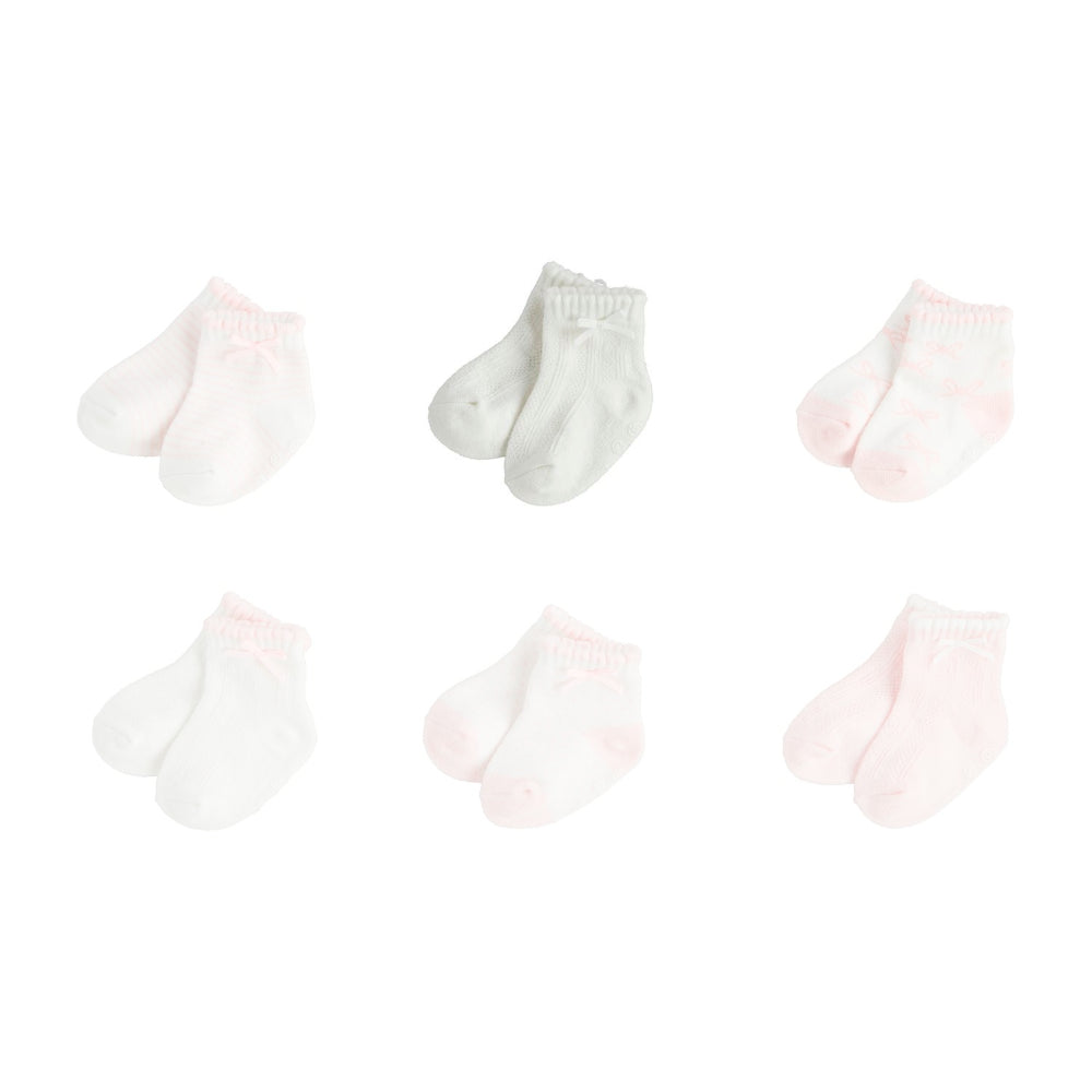 Mud Pie Pink Baby Socks