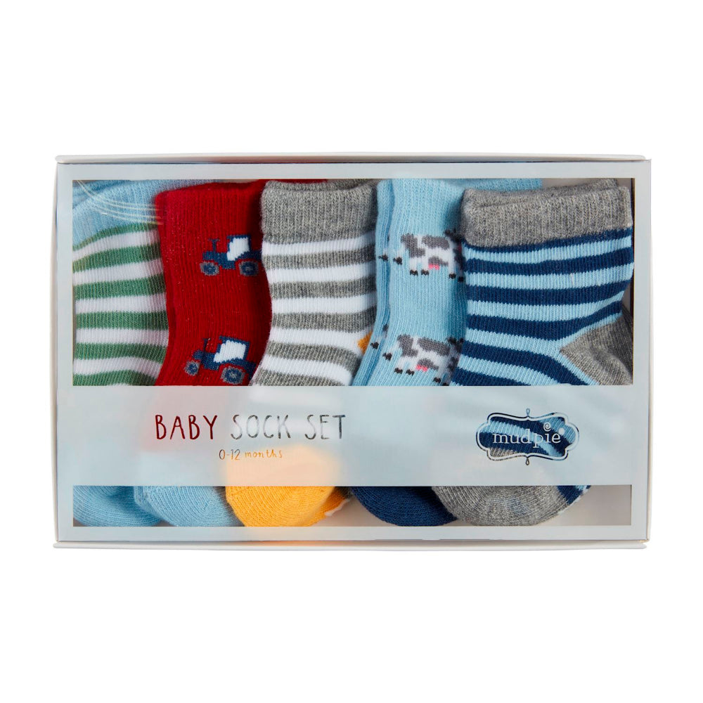 Mud Pie Farm Baby Sock Set