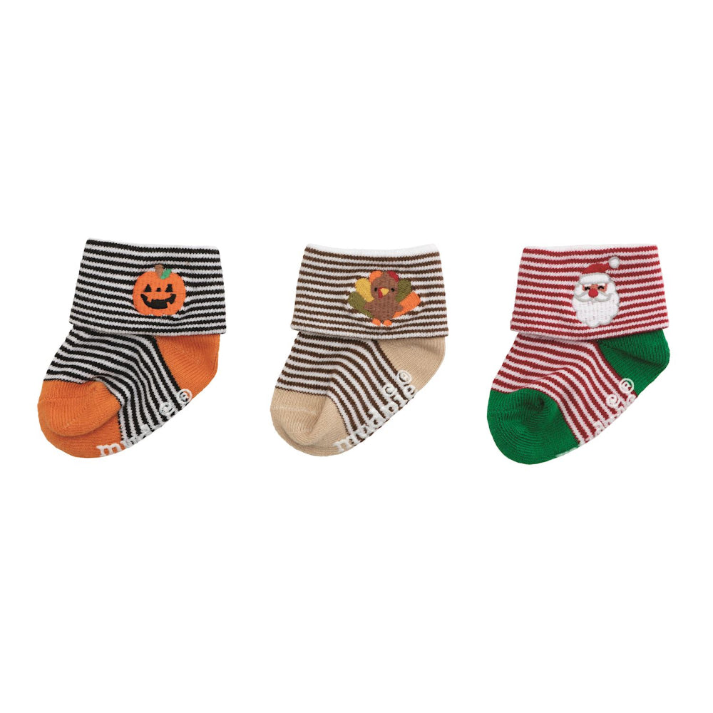 Mud Pie My First Holiday Sock Set - Set of 3
