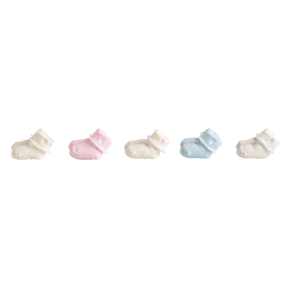 Mud Pie Cross Foldover Socks