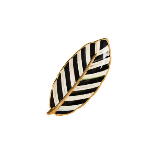 MacKenzie-Childs Courtly Stripe Feather Dish