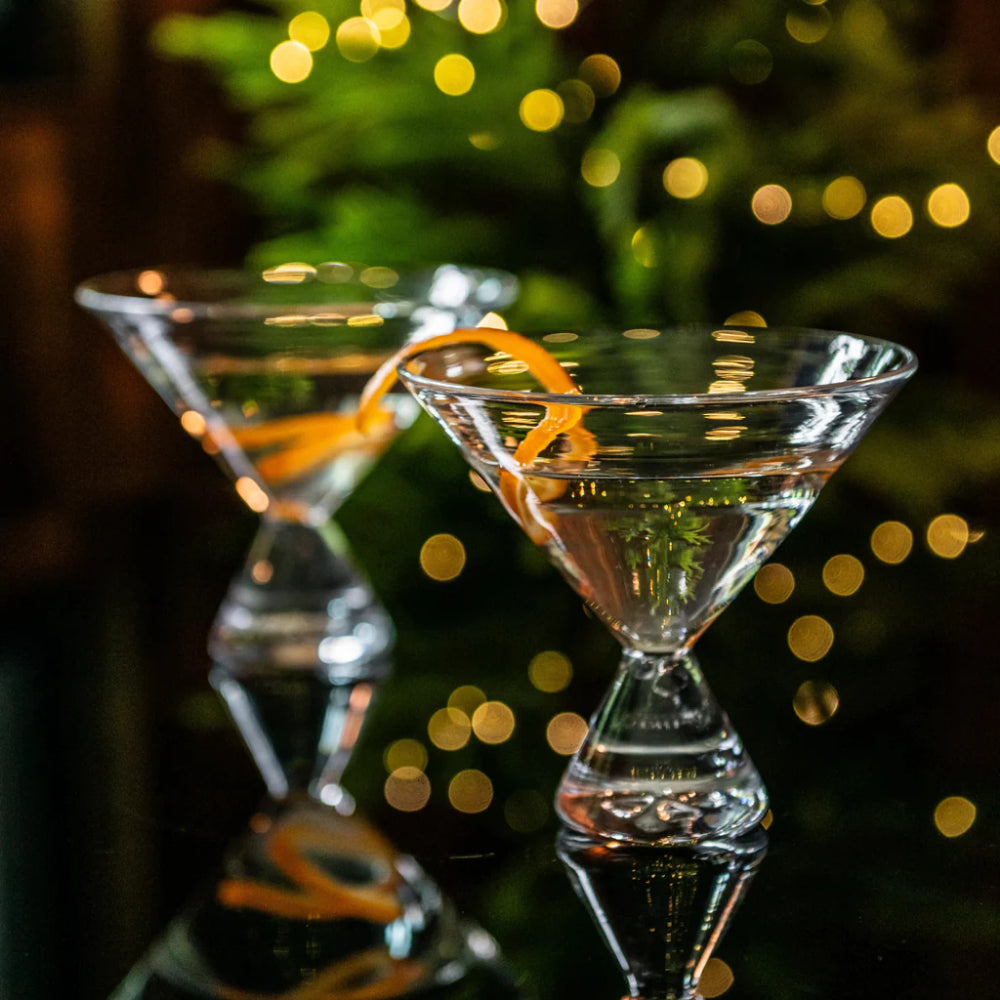 Simon Pearce Westport Martini-Set of 2