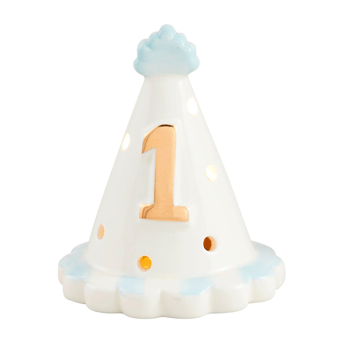 Mud Pie Birthday Hat Light-Up Sitter