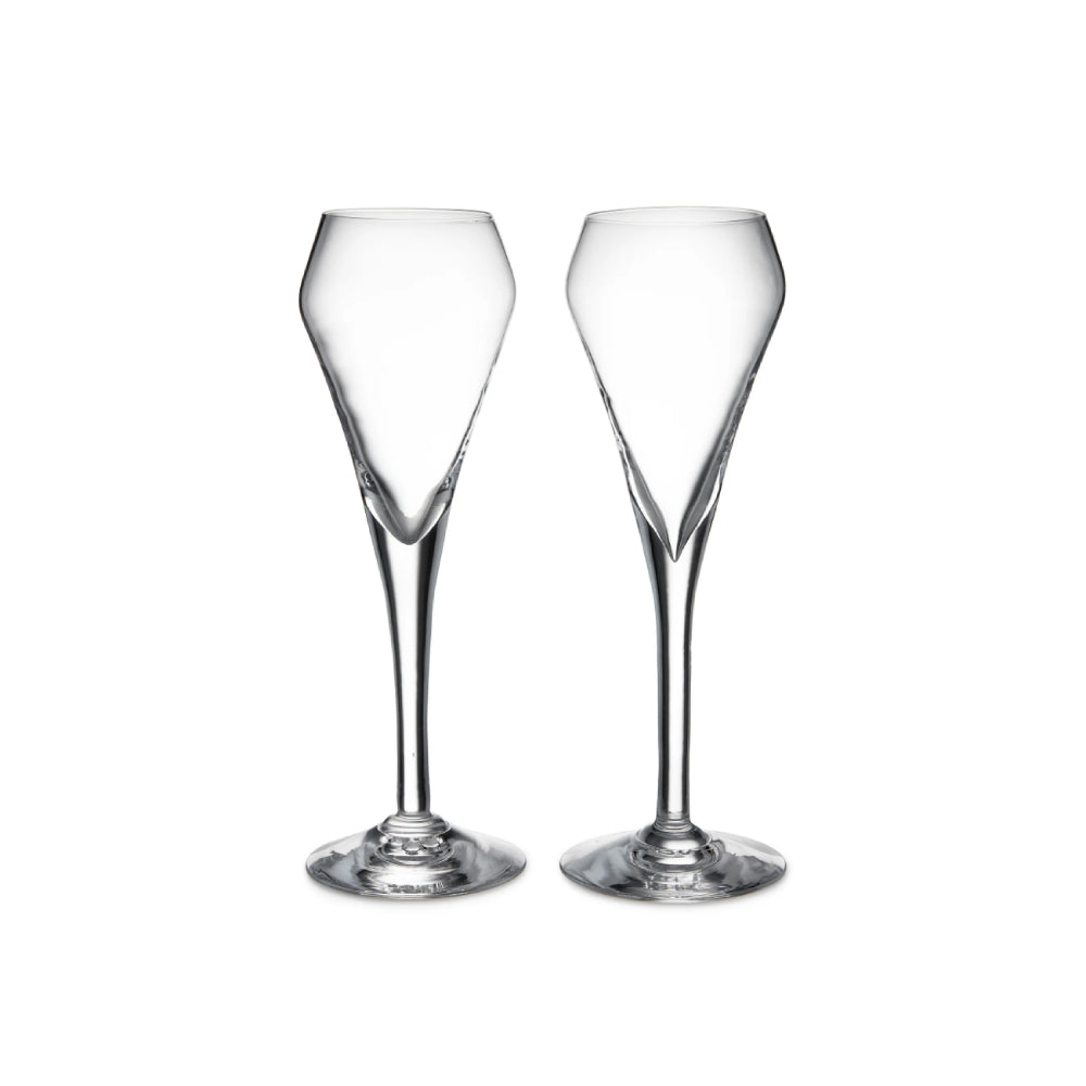 Simon Pearce Vintner Flute-Set of 2