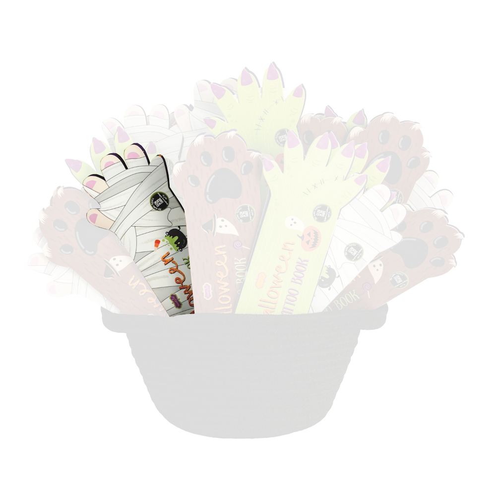 Mud Pie Halloween Tattoo Book