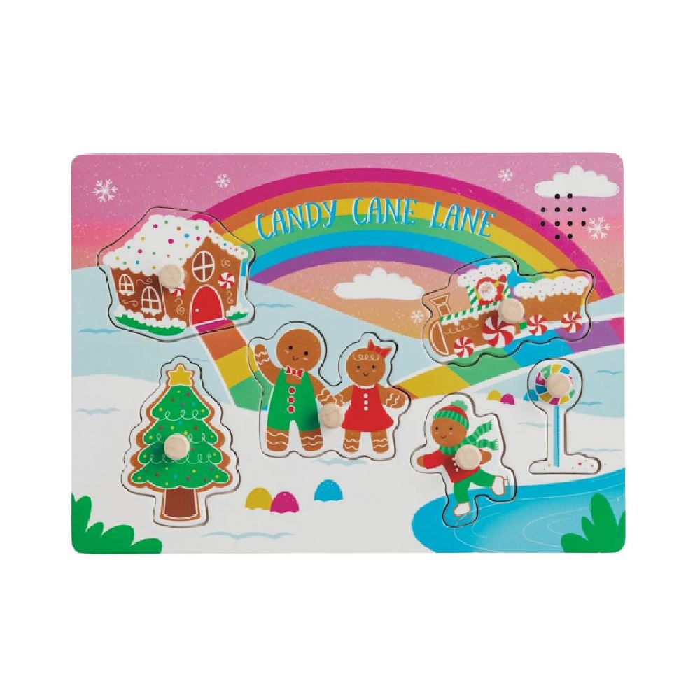 Mud Pie Santa Land & Candy Cane Lane Musical Puzzles