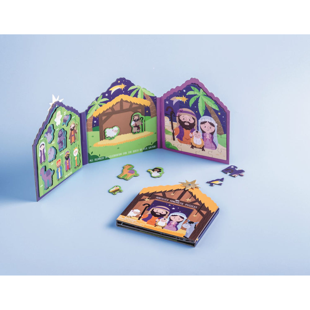 Mud Pie Nativity Magnetic Puzzle Set